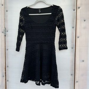 Forever 21 Black Lace Dress